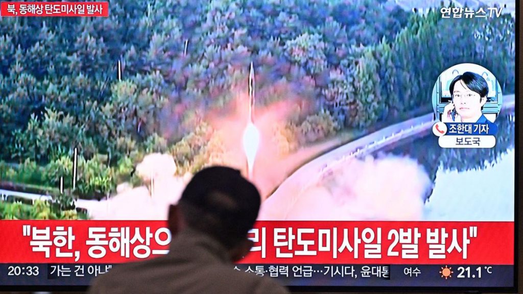 Corea del Sur confirmó que disparó un misil de largo alcance